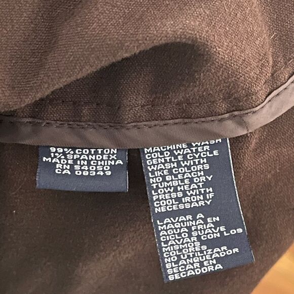 Jones NY & Co Chocolate Corduroy Jacket - Picture 3 of 10